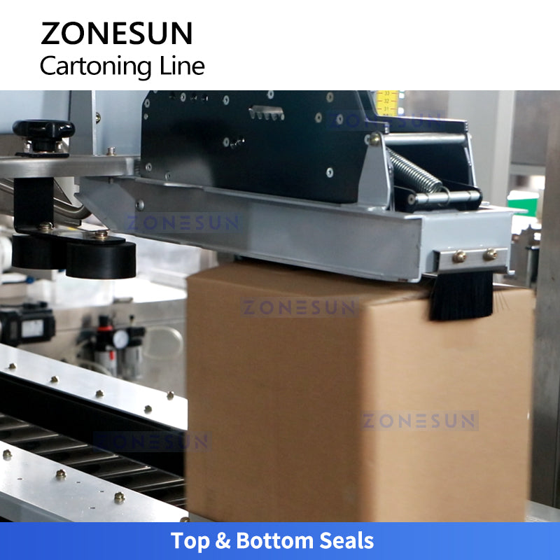 Zonesun ZS-FAL180V5 Cartoning Line with Integrated Packing and Sealing