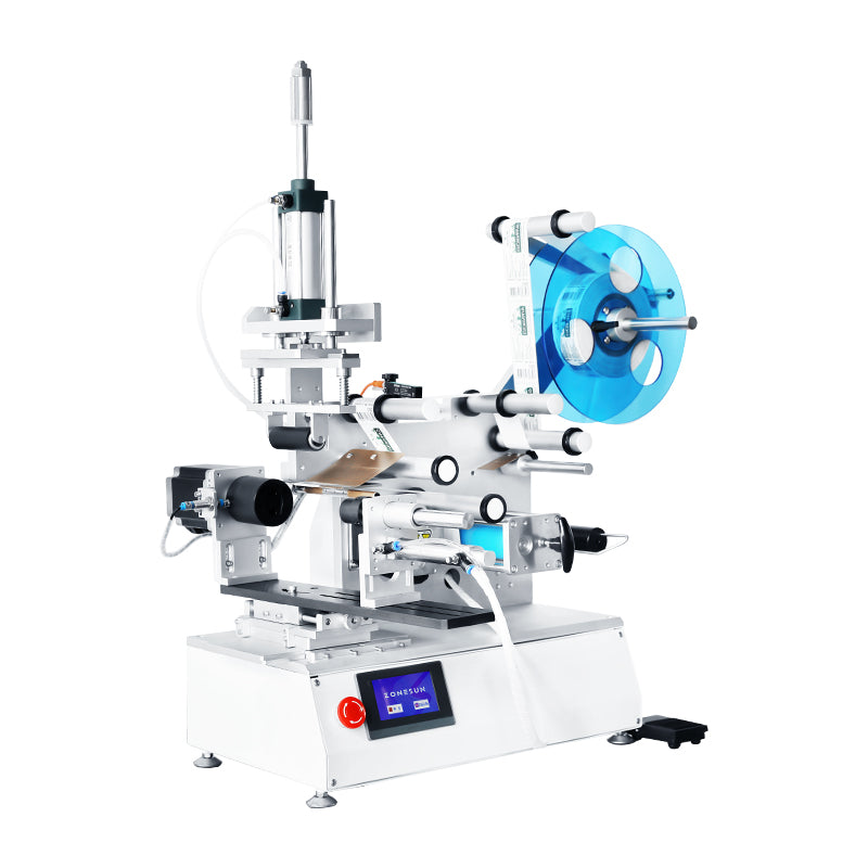 ZONESUN ZS-TB805 Semi-Auto Labeling Machine for Irregular Bottles