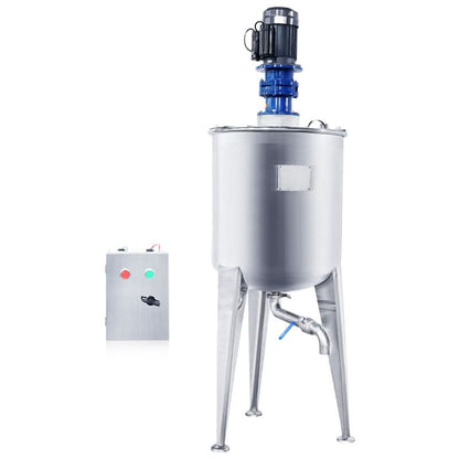ZONESUN ZS-MB100L Stainless Steel Industrial Mixing Tank with Heating & Agitator