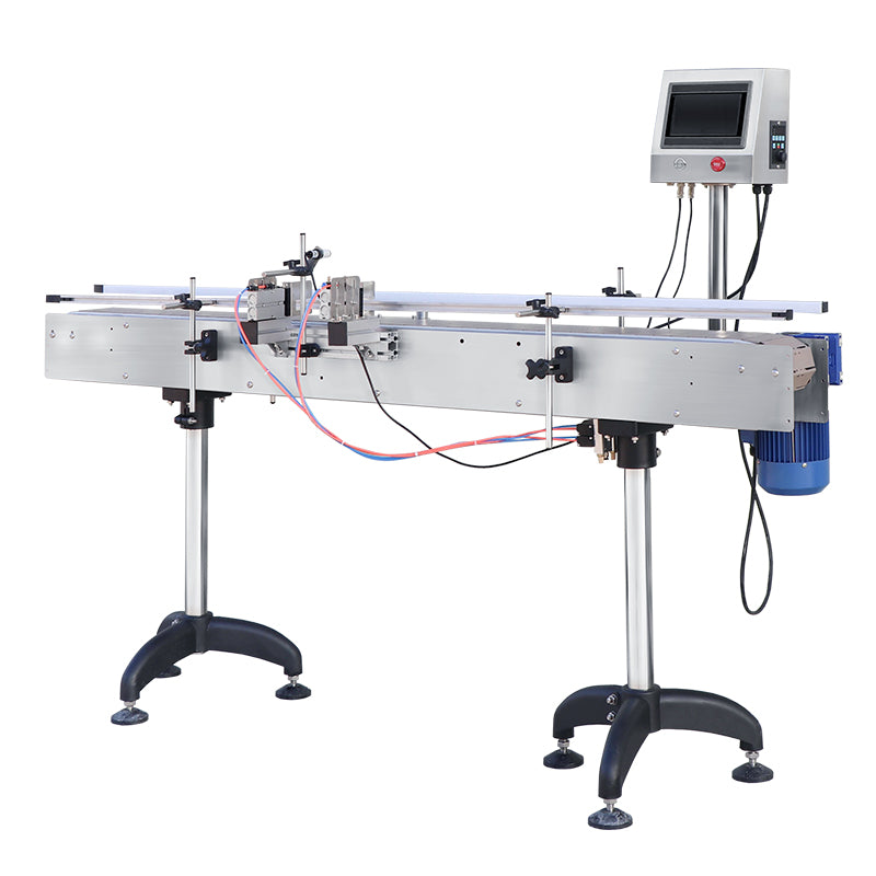 ZONESUN ZS-CB100P 1.9m Automatic Chain Conveyor Belt with PLC Control