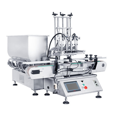 ZONESUN ZS-DTGT4T Pneumatic 4-Nozzle Paste Liquid Filling Machine