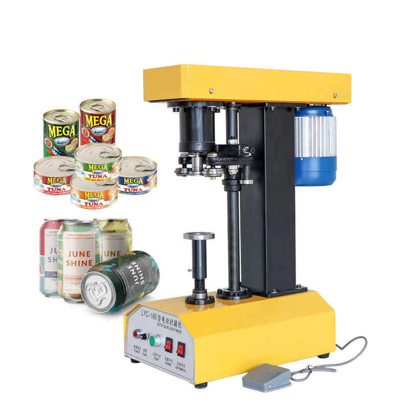 ZONESUN ZS-LYC160 Automatic Can Sealer for Tin, PET, Paper & Glass Packaging