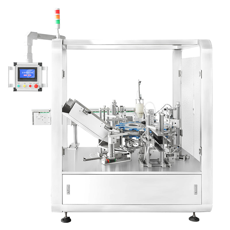 ZONESUN ZS-MSZH50L Auto Vertical Cartoning and Box Sealing Machine