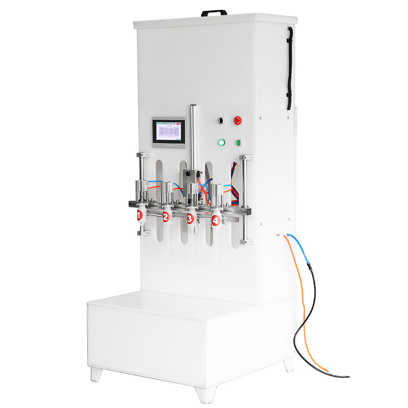 Zonesun ZS‑YTCR4 Four‑Head Chemical Liquid Piston Filling Machine
