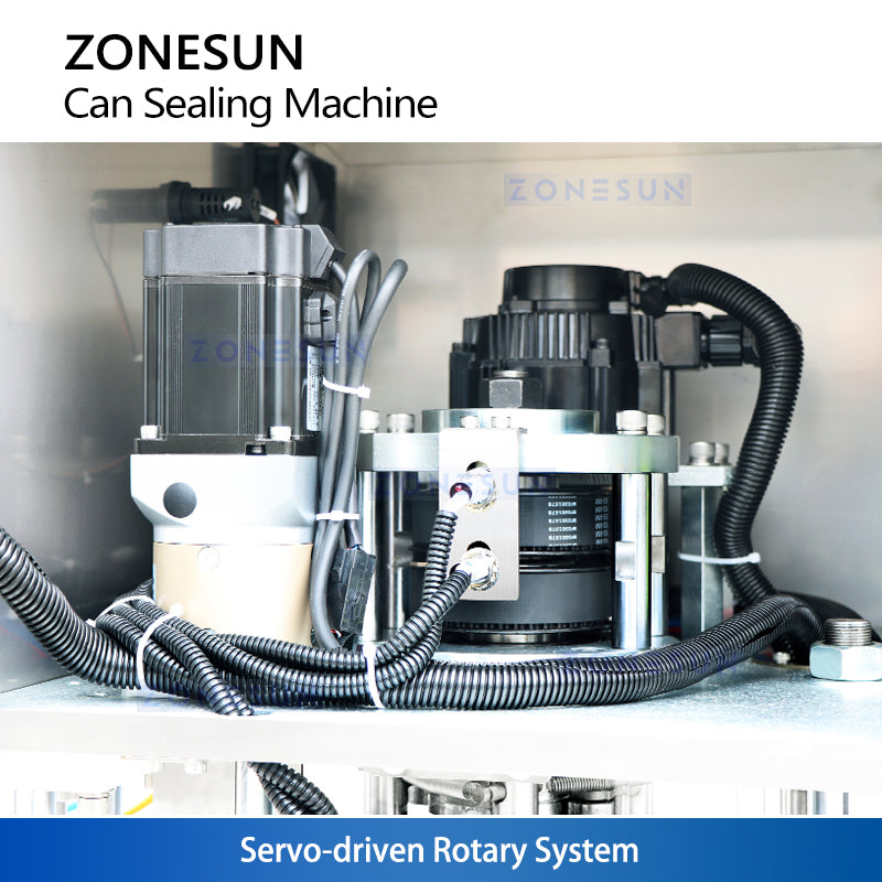 ZONESUN ZS-AFK300  Automatic Can Sealing Machine for Aluminum, Paper & Plastic Cans