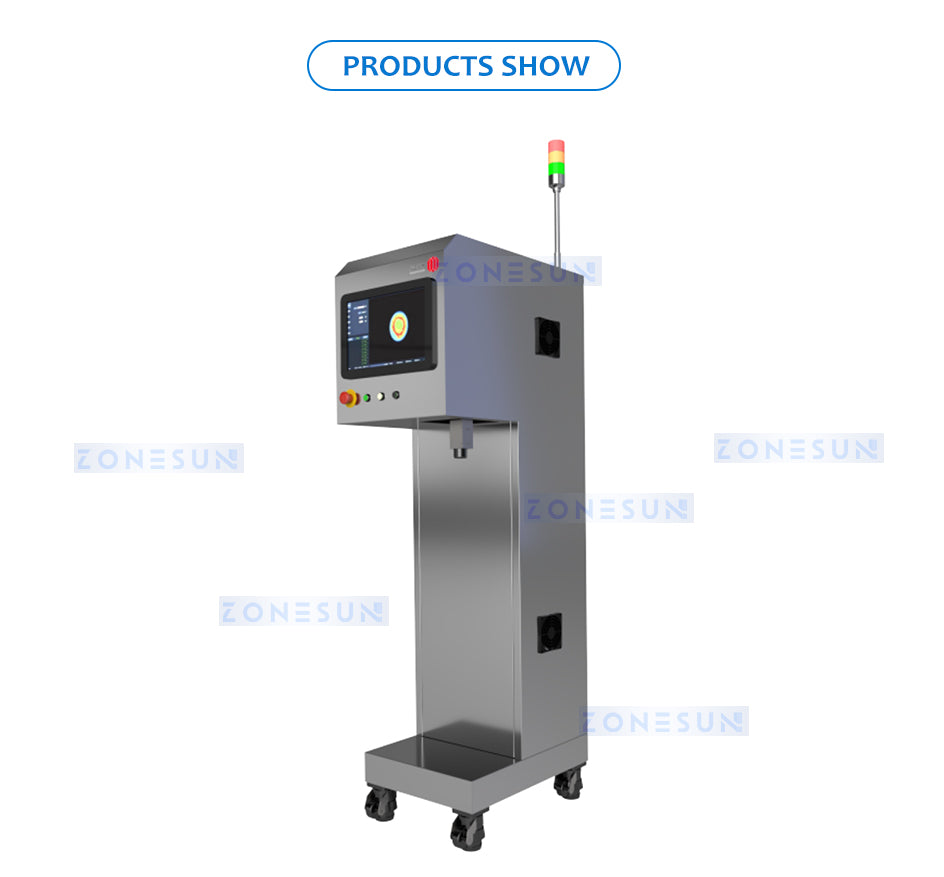 ZONESUN ZS-FKC15 Aluminum Foil Seal Inspection Machine for Bottles Lids