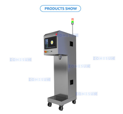 ZONESUN ZS-FKC15 Aluminum Foil Seal Inspection Machine for Bottles Lids