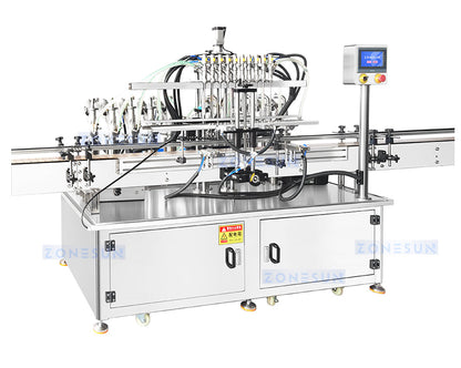 ZONESUN ZS-SV10HS Automatic Servo Piston Filling Machine 10-Head Paste Filler