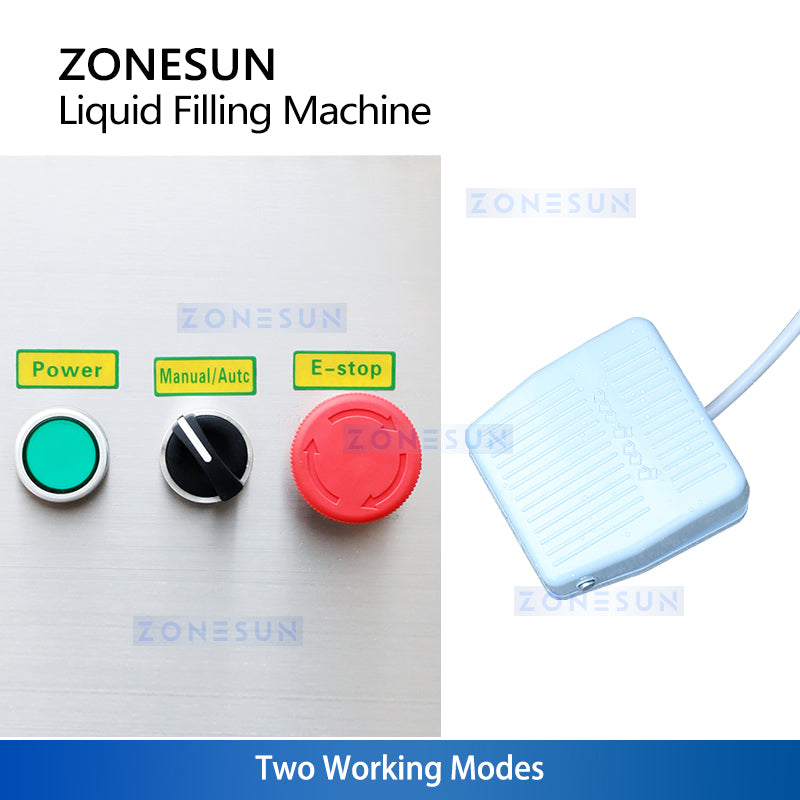 ZONESUN ZS-YTFS2 Pneumatic Dual-Nozzle Liquid Filling Machine