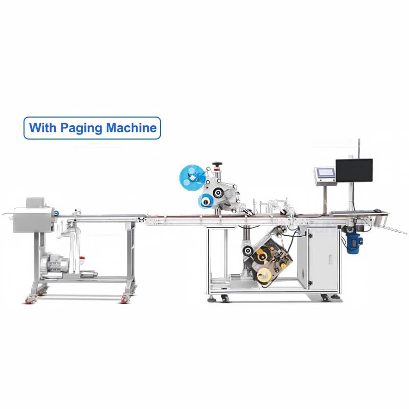 ZONESUN ZS-TB602 Automatische Etikettiermaschine für Ober- und Unterseiten von flachen Produkten