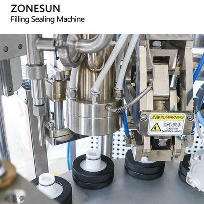 Zonesun ZS‑FS007U Automatic Plastic & Composite Tube Filler Sealer