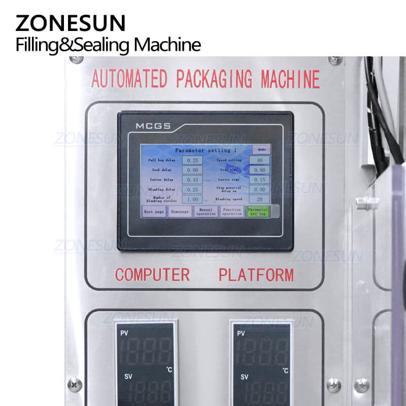 ZS‑FSFJ80 Powder Stick Packaging Machine with Auger Filling System