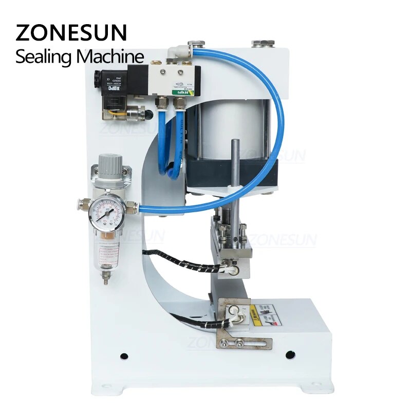 ZONESUN ZY-819G Industrial Pneumatic Bag Sealer Heavy Duty Foil Pouch Heat Sealing Machine