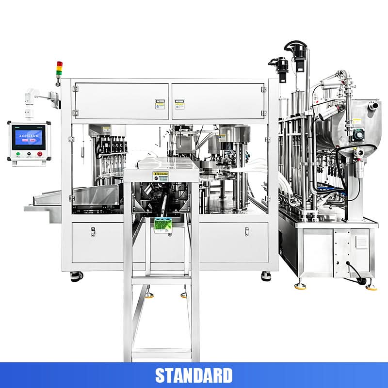 ZONESUN ZS-SPFC7 Automatic 12-Nozzle Rotary Spout Pouch Filling & Capping Machine