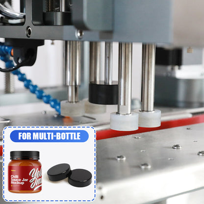 ZONESUN ZS-XG05 Automatic Servo Capping Machine for Bottles and Jars with Elevator