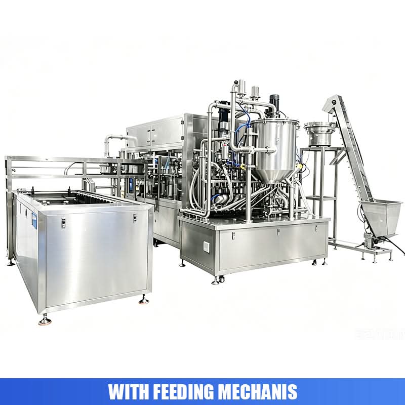 ZONESUN ZS-SPFC7 Automatic 12-Nozzle Rotary Spout Pouch Filling & Capping Machine