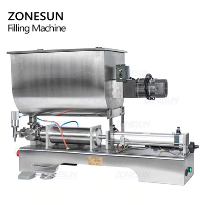 ZONESUN ZS-GTU1 Pneumatic Paste Filler with Mixer & Multi Nozzles