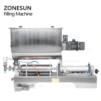 ZONESUN ZS-GTU1 Pneumatic Paste Filler with Mixer & Multi Nozzles