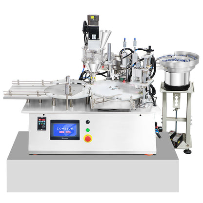 ZONESUN ZS-AFC20F Automatic Powder Vial Filling Capping Machine | Monoblock