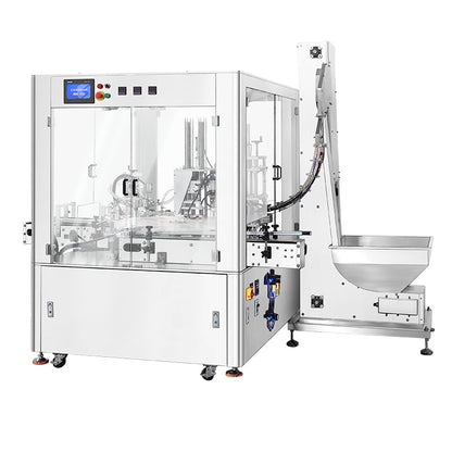 ZONESUN ZS-AFC28B Automatic Lotion Paste Filling Cap Capping Machine