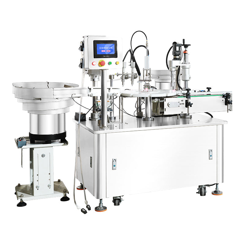 Zonesun ZS-AFC32Z Automatic Glue Bottle Filling Capping Machine for Pointed Caps