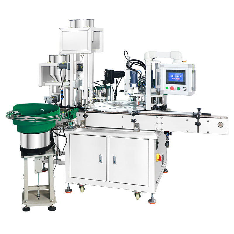 ZONESUN ZS-AFC49 Automatic Nail Polish Filling Capping Monoblock Machine