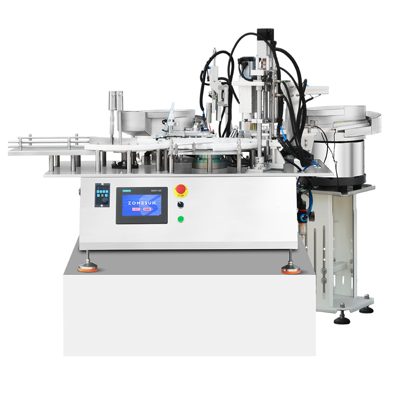 ZONESUN ZS-AFC7-1 Compact Liquid Filler Capping Machine for Eye Drops & Oils