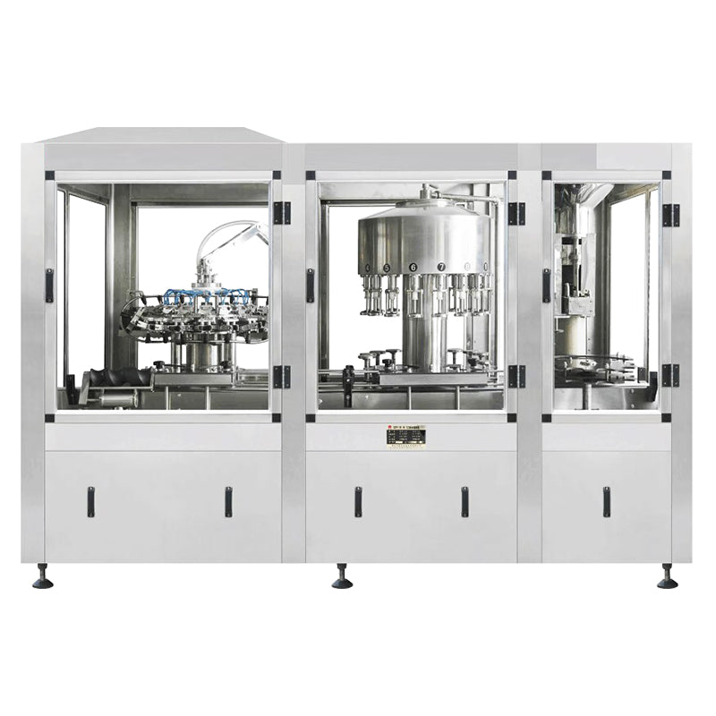 Zonesun ZS-AFC883W Automatic Wine Bottle Rinsing Filling and Corking Machine