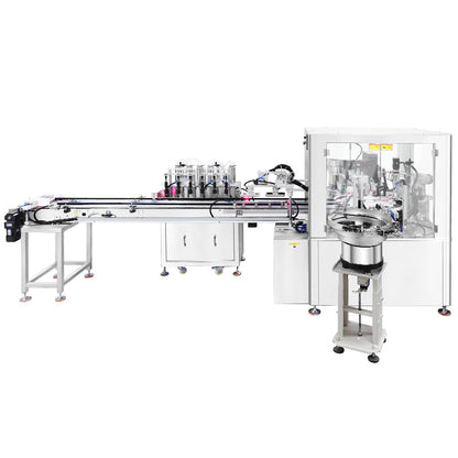 ZONESUN ZS-AFC9B Automatic Perfume Filling Capping Crimping Production Line
