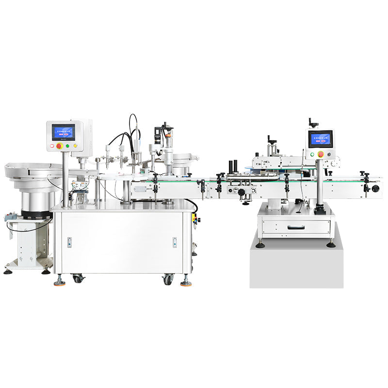 Zonesun ZS-AFCL7 Automatic Packaging Line for Pointed Glue Bottles and Flat Labels