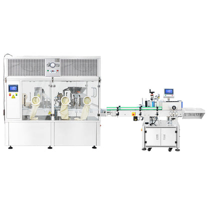 ZONESUN ZS-AFCL9 Automatic Vial Filling Capping and Labeling Machine Line for Pharma & Cosmetics