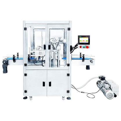 ZONESUN ZS-AFK500 Automatic Can Vacuum & Nitrogen Flushing Capping Machine for Food & Milk Powder Canning