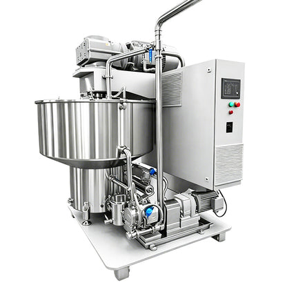 ZONESUN ZS-BM150 Food Grade Vertical Ball Mill, Pro Refiner Machine for Chocolate Paste, Almond & Peanut Butter Grinding