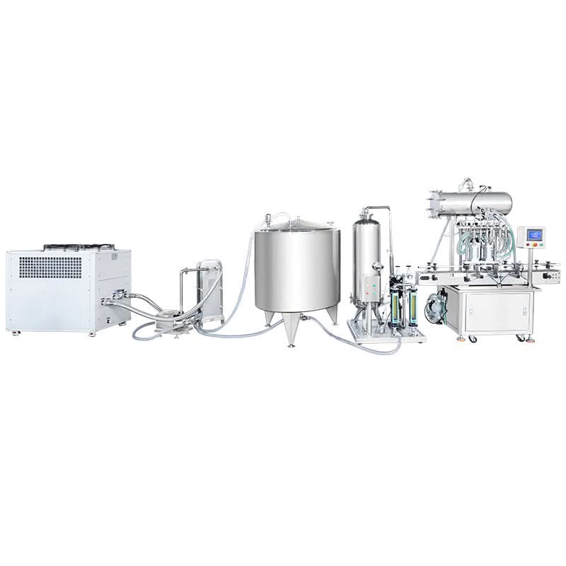 ZONESUN ZS-CDB2 Automatic Carbonated Beverage Production Line Soda Sparkling Wine & CO2 Isobaric Filling Machine System