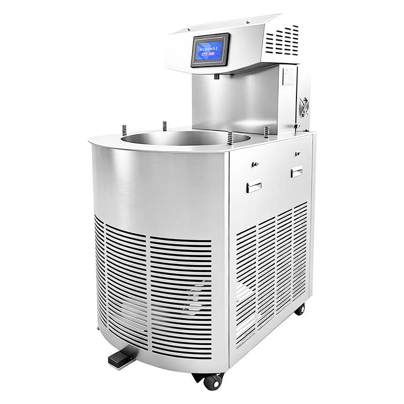 ZONESUN ZS-CG25 25L Automatic Chocolate Tempering Machine Commercial PLC Touchscreen Chocolate Crystallization & Enrobing