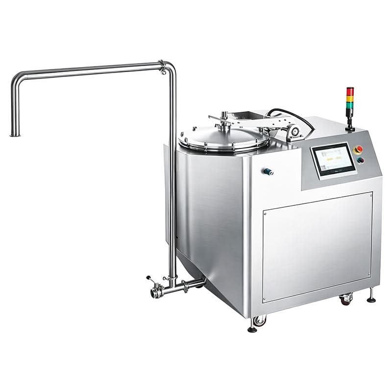 ZONESUN ZS-DG130 Industrial Continuous Batter Whipping Machine, Automatic Cake Aeration Mixer for Bakery Production Line