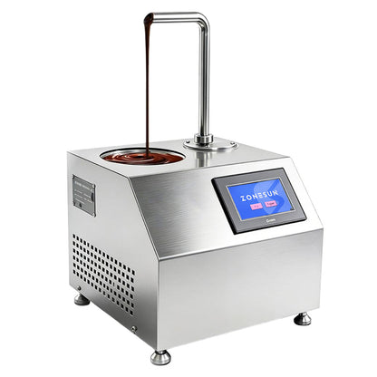 ZONESUN ZS-DJ500 5.5L Commercial Chocolate Dispenser Machine for Ice Cream & Desserts