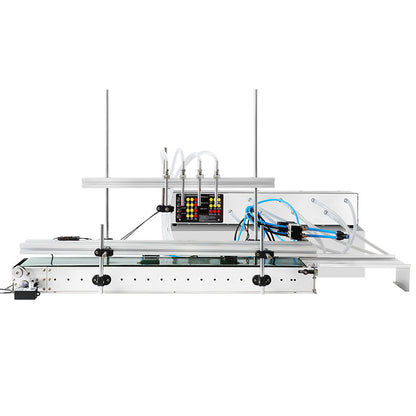 ZONESUN ZS-DTDP400V 4-Head Diaphragm Pump Cosmetic Liquid Beverage Juice Filling Machine