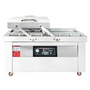 Confezionatrice sottovuoto a doppia camera ZONESUN ZS-DZ600A | Sigillatrice commerciale per alimenti