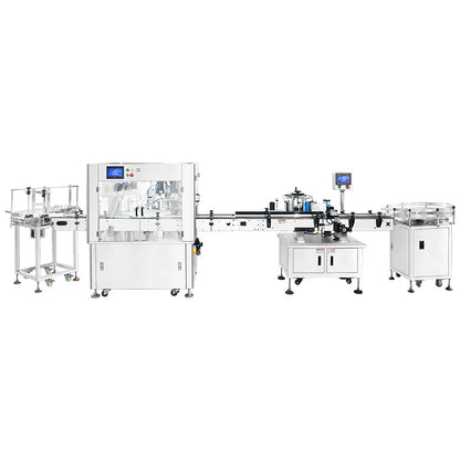 ZONESUN ZS-FAL180G3 Automatic Serums Production Line Essential oils Filling Capping Labeling Equipment