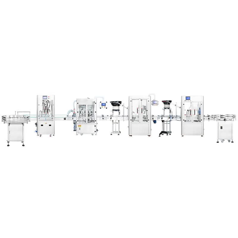 ZONESUN ZS-FAL180V10 Automatic 4-Head Paste Filling & Capping Line with Dustproof Cover