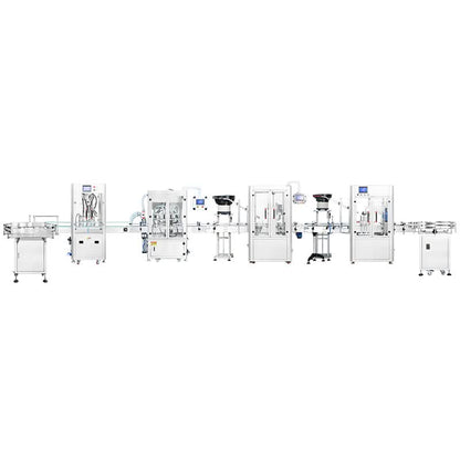 ZONESUN ZS-FAL180V10 Automatic 4-Head Paste Filling & Capping Line with Dustproof Cover