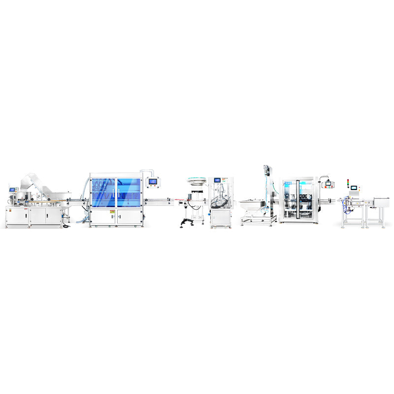 ZONESUN ZS-FAL180V16 Automatic Liquid Filling, Capping & Checkweighing Production Line