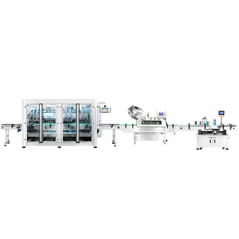 ZONESUN ZS-FAL180V9 Automatic Jam Sauce Filling Vacuum Capping Machine Line for Glass Jars
