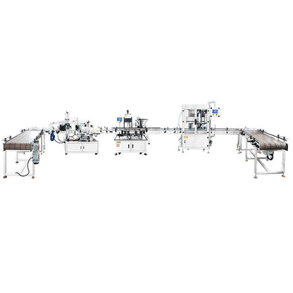 ZONESUN ZS-FAL180X20 Automatic Tracking Filling, Capping & Double-Side Labeling Production Line