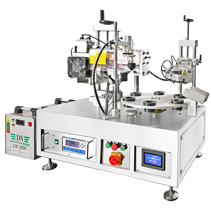 ZONESUN ZS-FS005U Semi-Automatic Ultrasonic Cosmetic Tube Sealing Machine Plastic Tube Sealer