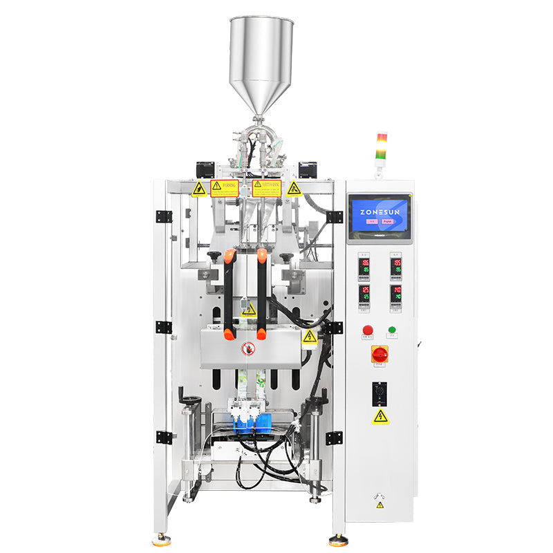 Zonesun ZS-FS04 Dual-Lane VFFS Liquid & Paste Sachet Packing Machine