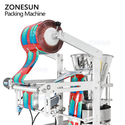 ZONESUN ZS-FS240KQ Automatic Granule Sachet Packing Machine for Sugar, Seeds, Spices