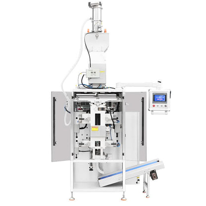 ZONESUN ZS-FS500K4 4-Lane VFFS Granule Packaging Machine Sachet Packing System with Vacuum Loader for Sugar Salt Coffee Stick