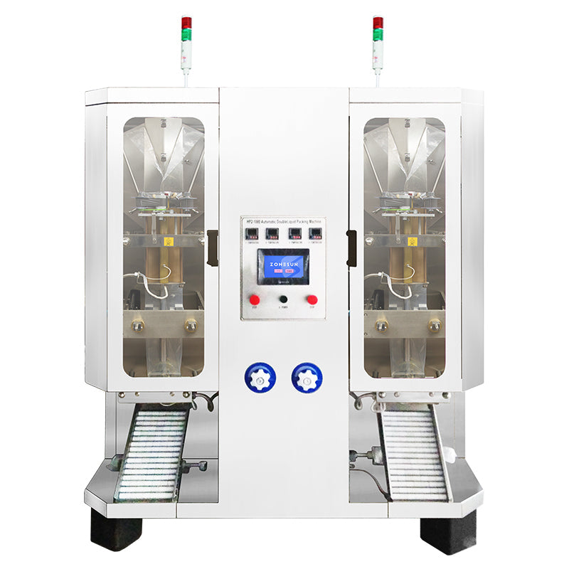 Zonesun ZS‑GJH2 Dual Channel Liquid Pouch Filling and Sealing Machine